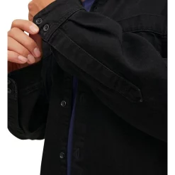 Discount ⌛ Jack & Jones Jeff Long Sleeve 👕 Shirt In Black Denim ❤️ -Industrie Shop unnamed file 1639