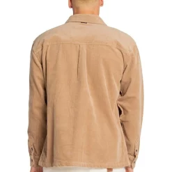 Discount 😉 Rusty Coup Cord Long Sleeve Overshirt In Brown 😍 -Industrie Shop unnamed file 1661