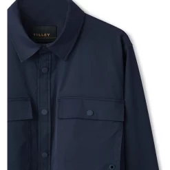 New ❤️ Tilley Solid Tech 👚 Shirt In Navy ✨ -Industrie Shop unnamed file 1677