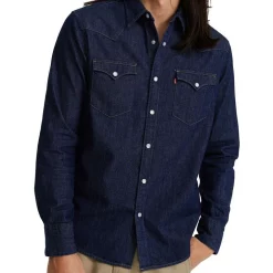 Cheapest 🤩 Levi's Barstow Western Denim 👕 Shirt Blue 🤩