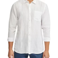 Top 10 ๐ Oxford Holloway Pure Linen ๐ Shirt In White ๐