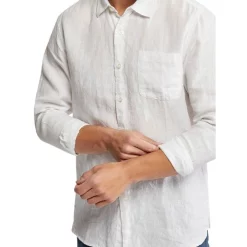 Top 10 🌟 Oxford Holloway Pure Linen 👚 Shirt In White 🎉 -Industrie Shop unnamed file 1702