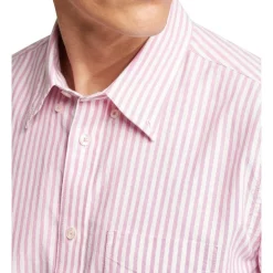 Best reviews of ⭐ Oxford Portland Regular Fit Striped 👕 Shirt In Pink 👍 -Industrie Shop unnamed file 1714