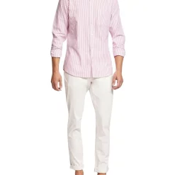 Best reviews of ⭐ Oxford Portland Regular Fit Striped 👕 Shirt In Pink 👍 -Industrie Shop unnamed file 1715