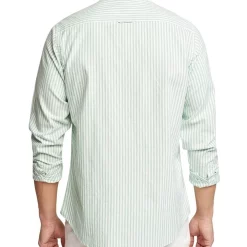 Deals 🎁 Oxford Portland Regular Fit Striped 👚 Shirt In Green ✔️ -Industrie Shop unnamed file 1719