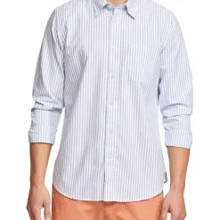 Cheap 🤩 Oxford Portland Regular Fit Striped 👕 Shirt In Blue ⭐