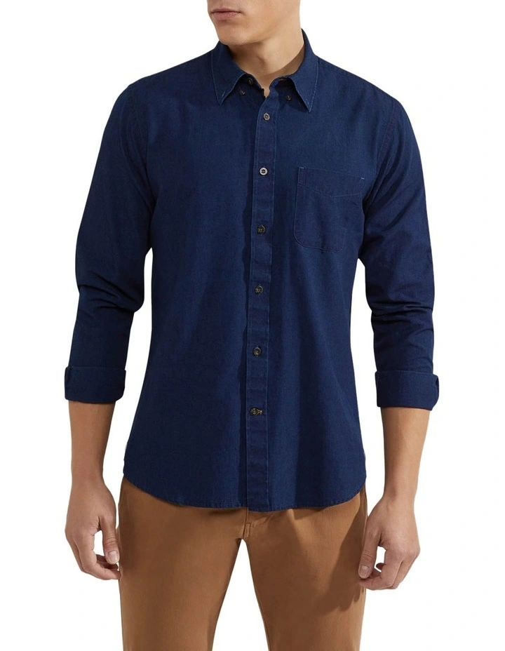 Buy π Oxford Portland Regular Fit π Shirt In Navy π― 3 Buy π Oxford Portland Regular Fit π Shirt In Navy π―