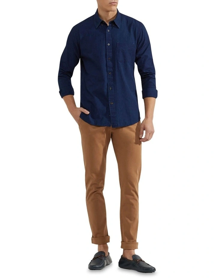 Buy π Oxford Portland Regular Fit π Shirt In Navy π― 7 Buy π Oxford Portland Regular Fit π Shirt In Navy π― - Image 5