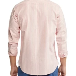 Buy ✔️ Portland Oxford Weave Striped 👕 Shirt In Orange/White 😍 -Industrie Shop unnamed file 1766