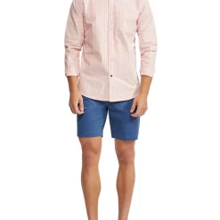 Buy ✔️ Portland Oxford Weave Striped 👕 Shirt In Orange/White 😍 -Industrie Shop unnamed file 1768