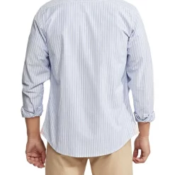 Brand new 🧨 Portland Oxford Weave Striped 👚 Shirt In Blue/White 🛒 -Industrie Shop unnamed file 1772