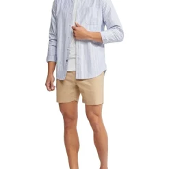 Brand new 🧨 Portland Oxford Weave Striped 👚 Shirt In Blue/White 🛒 -Industrie Shop unnamed file 1774