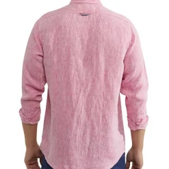Coupon ⌛ Oxford Holloway Pure Linen 👚 Shirt In Pink ⌛ -Industrie Shop unnamed file 1778
