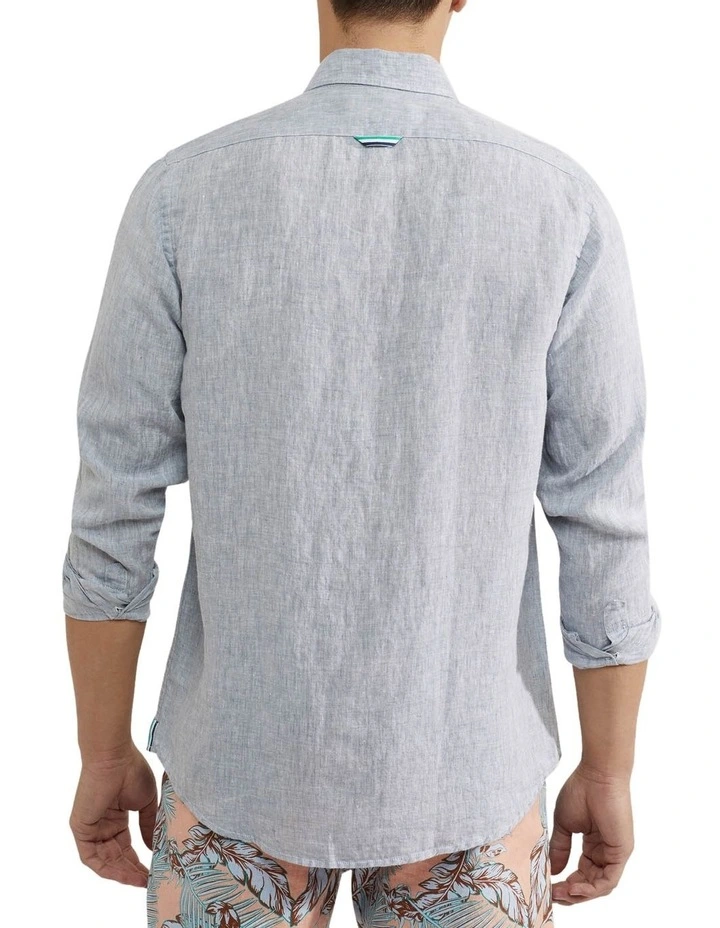 Flash Sale 𧨠Oxford Holloway Pure Linen π Shirt In Grass Green β 5 Flash Sale 𧨠Oxford Holloway Pure Linen π Shirt In Grass Green β - Image 3