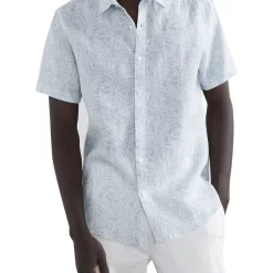Buy 🧨 French Connection Leaf Linen Classic Fit 👕 Shirt 👏