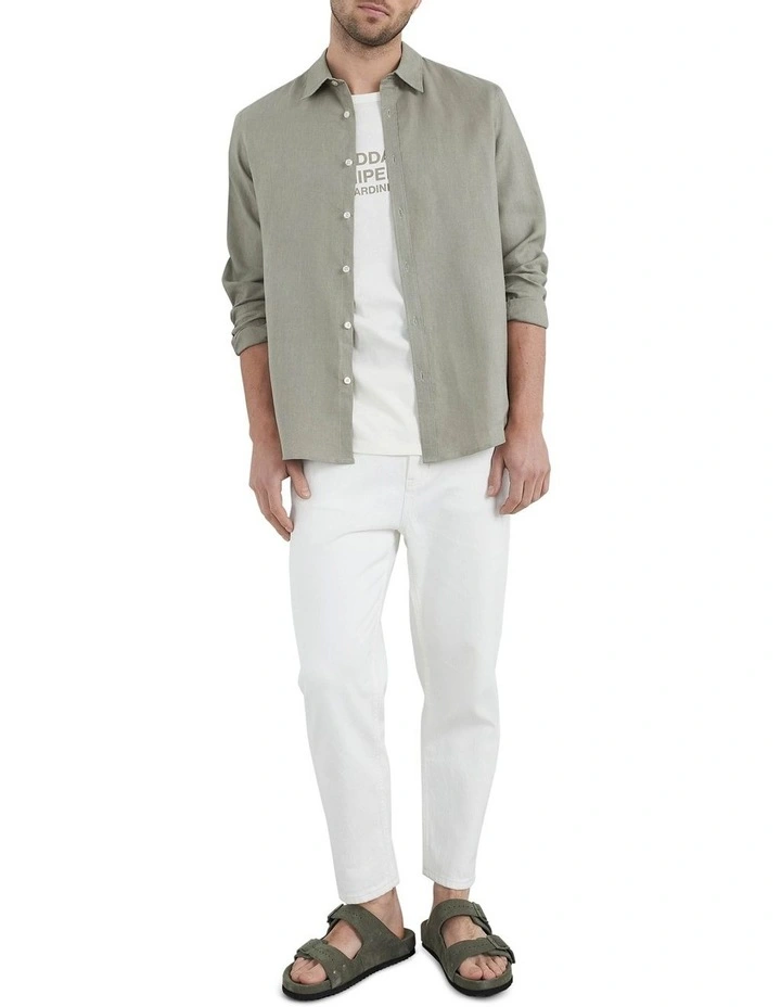 Promo ???? French Connection Linen Classic Fit ???? Shirt ???? 4 Promo ???? French Connection Linen Classic Fit ???? Shirt ???? - Image 2