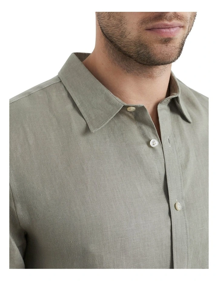 Promo ???? French Connection Linen Classic Fit ???? Shirt ???? 6 Promo ???? French Connection Linen Classic Fit ???? Shirt ???? - Image 4