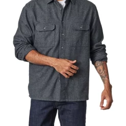 Best Sale π Blazer Nico Long Sleeve Brushed Overshirt Charcoal π