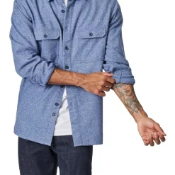 Discount π Blazer Nico Long Sleeve Brushed Overshirt Navy β