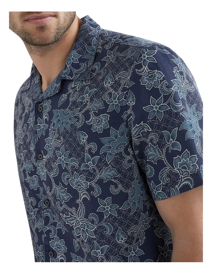 Brand new π French Connection Lotus Classic Fit π Shirt In Navy π 6 Brand new π French Connection Lotus Classic Fit π Shirt In Navy π - Image 4