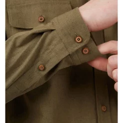 Flash Sale 🔔 Ben Sherman Cotton Linen Overshirt In Dark Khaki 💯 -Industrie Shop unnamed file 1893