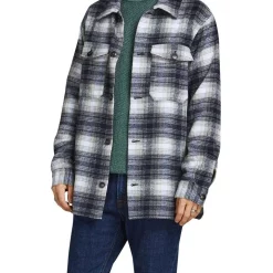 Discount π Jack & Jones Ollie Long Sleeve Overshirt In Navy π