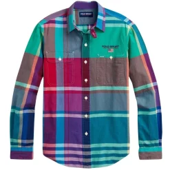 Best reviews of ⌛ Polo Ralph Lauren Classic Fit Polo Sport Madras Workshirt In Multi 😉 -Industrie Shop unnamed file 1919