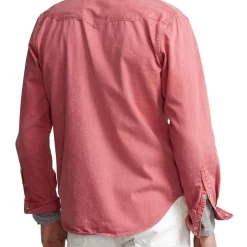 Cheapest 🎁 Polo Ralph Lauren Classic Fit Denim Western 👚 Shirt In Red 👏 -Industrie Shop unnamed file 1921