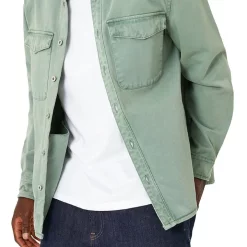 Flash Sale 💯 Industrie The Woodbury 👚 Shirt In Green 👍 -Industrie Shop unnamed file 1925