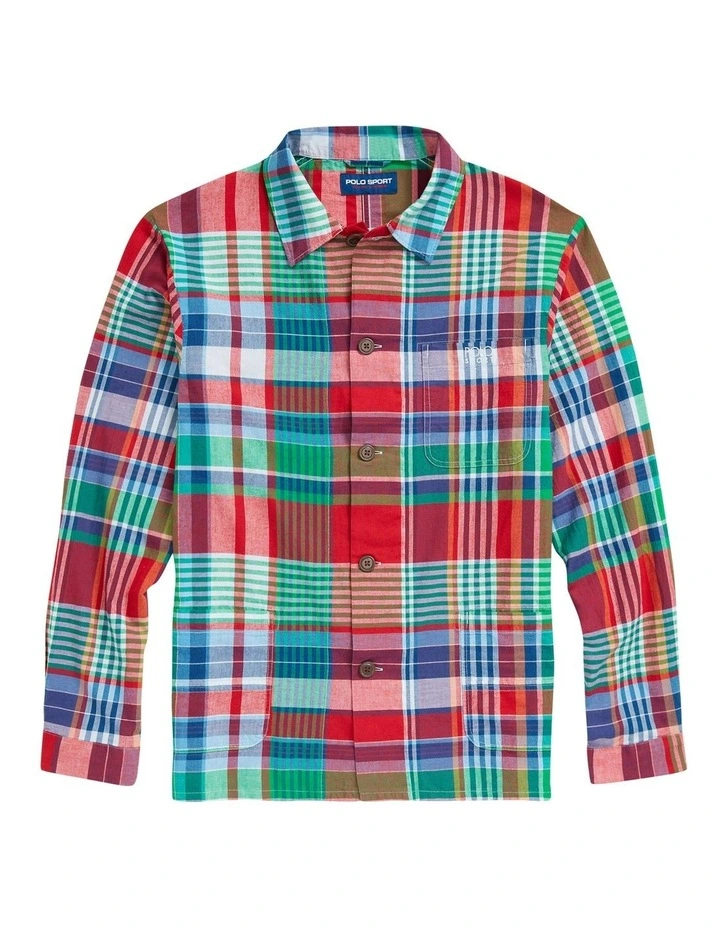 Cheapest π Polo Ralph Lauren Polo Sport Madras Overshirt In Multi β 6 Cheapest π Polo Ralph Lauren Polo Sport Madras Overshirt In Multi β - Image 4