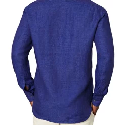 Budget 👍 MJ Bale Bradfield Linen 👕 Shirt In Galaxy Blue 🔔 -Industrie Shop unnamed file 1971