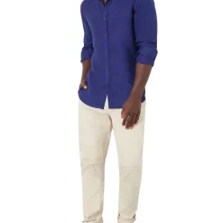 Budget 👍 MJ Bale Bradfield Linen 👕 Shirt In Galaxy Blue 🔔 -Industrie Shop unnamed file 1972