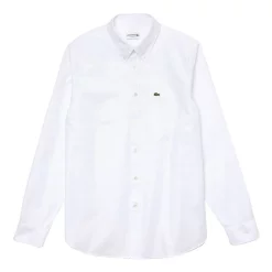 Brand new 🔔 Lacoste Long Sleeve Regular Fit Oxford 👚 Shirt White 🔥 -Industrie Shop unnamed file 2140