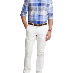 Budget ✔️ Polo Ralph Lauren Classic Fit Plaid Oxford 👕 Shirt In Blue 🔥 -Industrie Shop unnamed file 2171