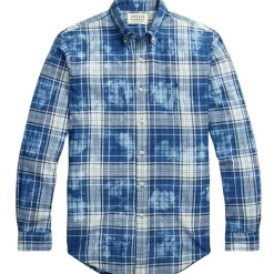 Top 10 💯 Polo Ralph Lauren Classic Fit Madras 👚 Shirt In Indigo ❤️ -Industrie Shop unnamed file 2196