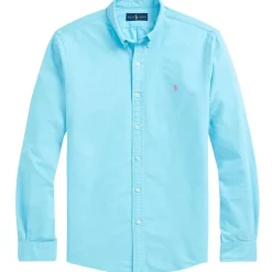 Brand new 🎁 Polo Ralph Lauren Classic Fit Garment-Dyed Oxford 👚 Shirt In Aqua 🧨 -Industrie Shop unnamed file 2208