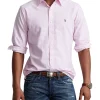 Budget 👍 Polo Ralph Lauren Classic Fit Oxford 👕 Shirt In Pink ⌛