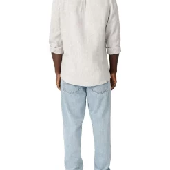 Cheap 😉 Industrie The Tenneriffe Linen Long Sleeve 👚 Shirt In Grey ⌛ -Industrie Shop unnamed file 2224