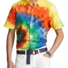 New 👍 Polo Ralph Lauren Classic Fit Tie-Dye Oxford 👕 Shirt In Multi 🧨
