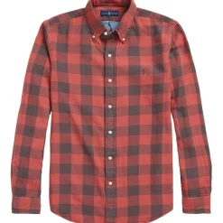 New 🧨 Polo Ralph Lauren Classic Fit Plaid Double-Faced 👕 Shirt Red 👍 -Industrie Shop unnamed file 2253