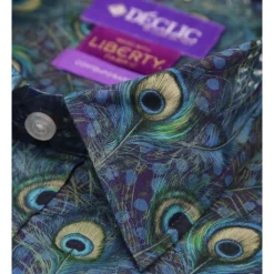 Budget 😀 Declic Liberty Pavo Print 👕 Shirt Blue ❤️ -Industrie Shop unnamed file 2260