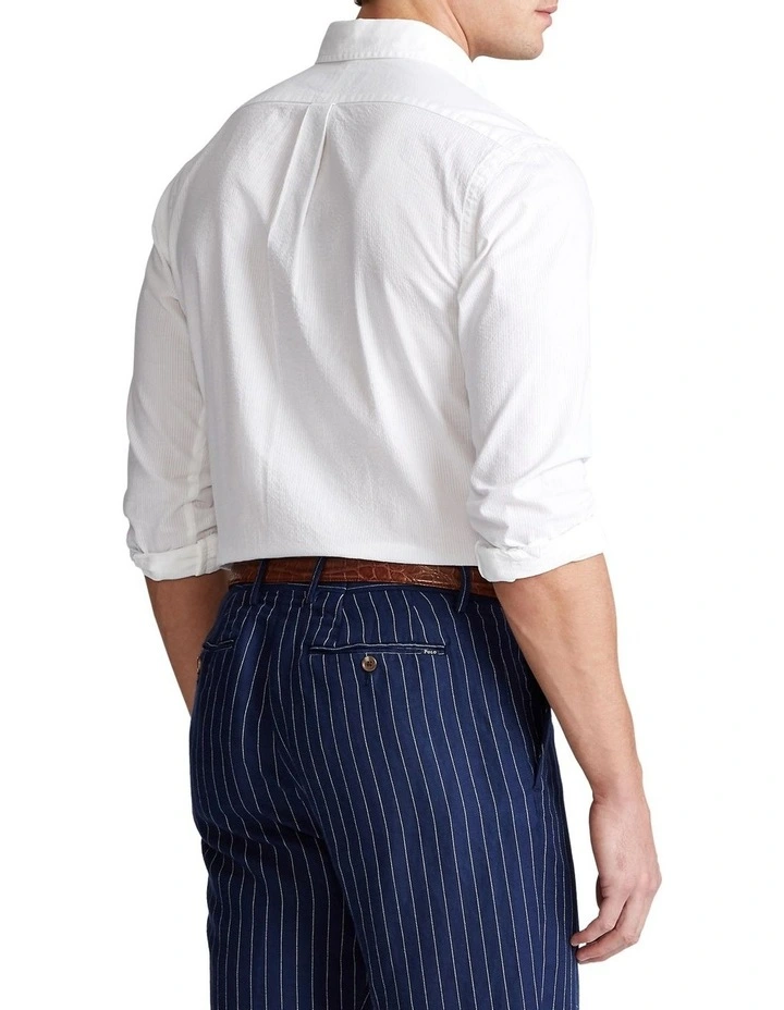 Outlet π Polo Ralph Lauren RL Prepster Classic Fit Seersucker π Shirt π₯ 4 Outlet π Polo Ralph Lauren RL Prepster Classic Fit Seersucker π Shirt π₯ - Image 2