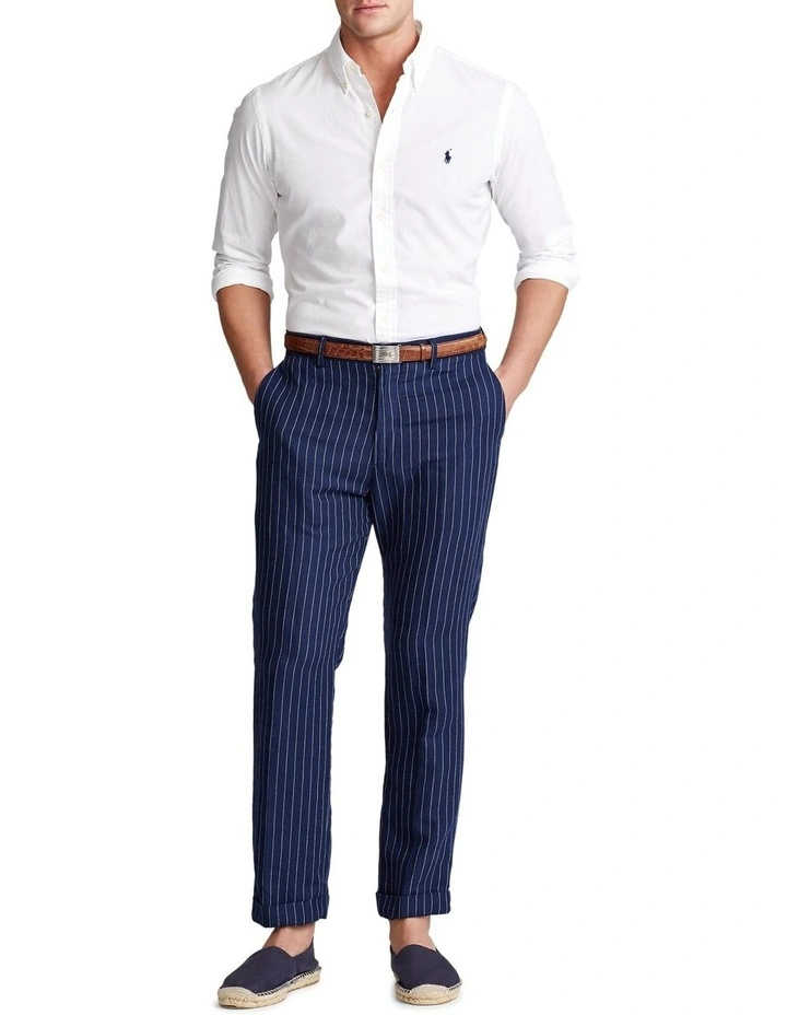 Outlet π Polo Ralph Lauren RL Prepster Classic Fit Seersucker π Shirt π₯ 5 Outlet π Polo Ralph Lauren RL Prepster Classic Fit Seersucker π Shirt π₯ - Image 3