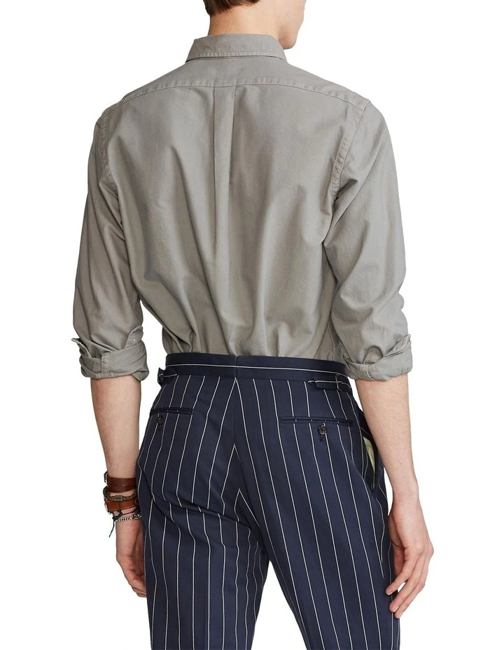 Best deal π₯° Polo Ralph Lauren Classic Fit Garment-Dyed Oxford π Shirt Grey π 4 Best deal π₯° Polo Ralph Lauren Classic Fit Garment-Dyed Oxford π Shirt Grey π - Image 2