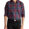 Promo 👏 Polo Ralph Lauren Custom Fit Plaid Twill 👕 Shirt Multi ⭐ -Industrie Shop unnamed file 2274