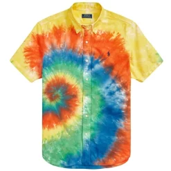 New 👍 Polo Ralph Lauren Classic Fit Tie-Dye Oxford 👕 Shirt In Multi 🧨 -Industrie Shop unnamed file 228