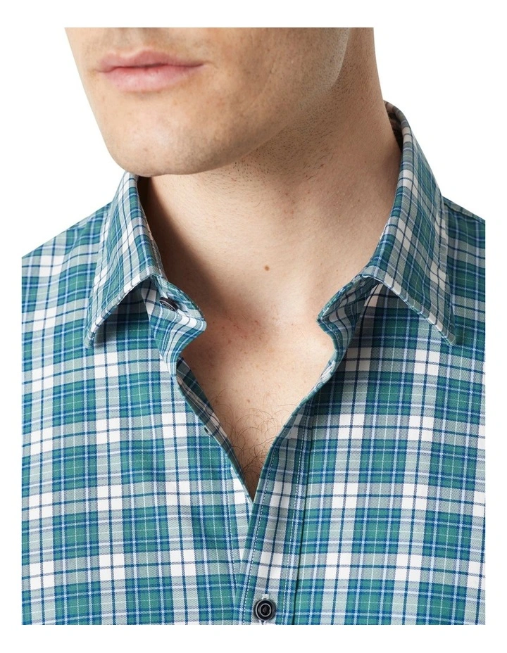 Outlet π MJ Bale Foulkes Check π Shirt In Navy Multi β 6 Outlet π MJ Bale Foulkes Check π Shirt In Navy Multi β - Image 4