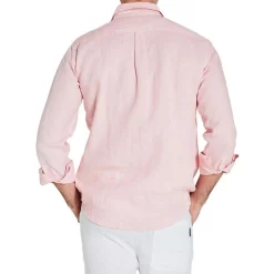 Deals ✔️ Coast Clothing Co Long Sleeve Pink Linen 👕 Shirt 🧨 -Industrie Shop unnamed file 2295