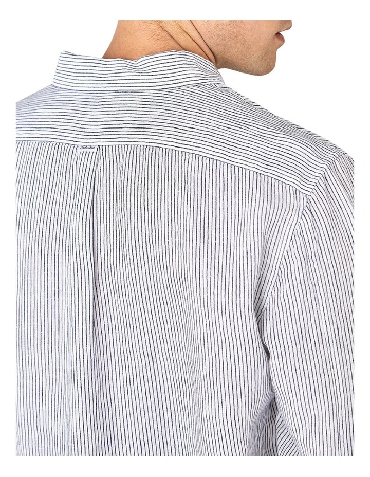 Best Pirce π Industrie The Savannah Linen L/S π Shirt White Navy β¨ 5 Best Pirce π Industrie The Savannah Linen L/S π Shirt White Navy β¨ - Image 3