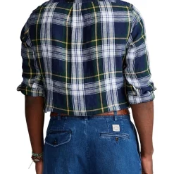 Coupon ✨ Polo Ralph Lauren Classic Fit Plaid Linen 👚 Shirt ❤️ -Industrie Shop unnamed file 2345